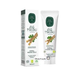 خمیر دندان گیاهی ایوب صبری ترکیه با عصاره ریشه مسواک